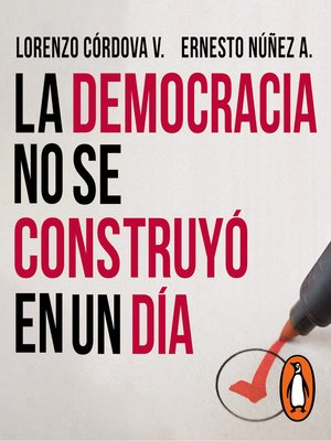 cover image of La democracia no se construyó en un día
